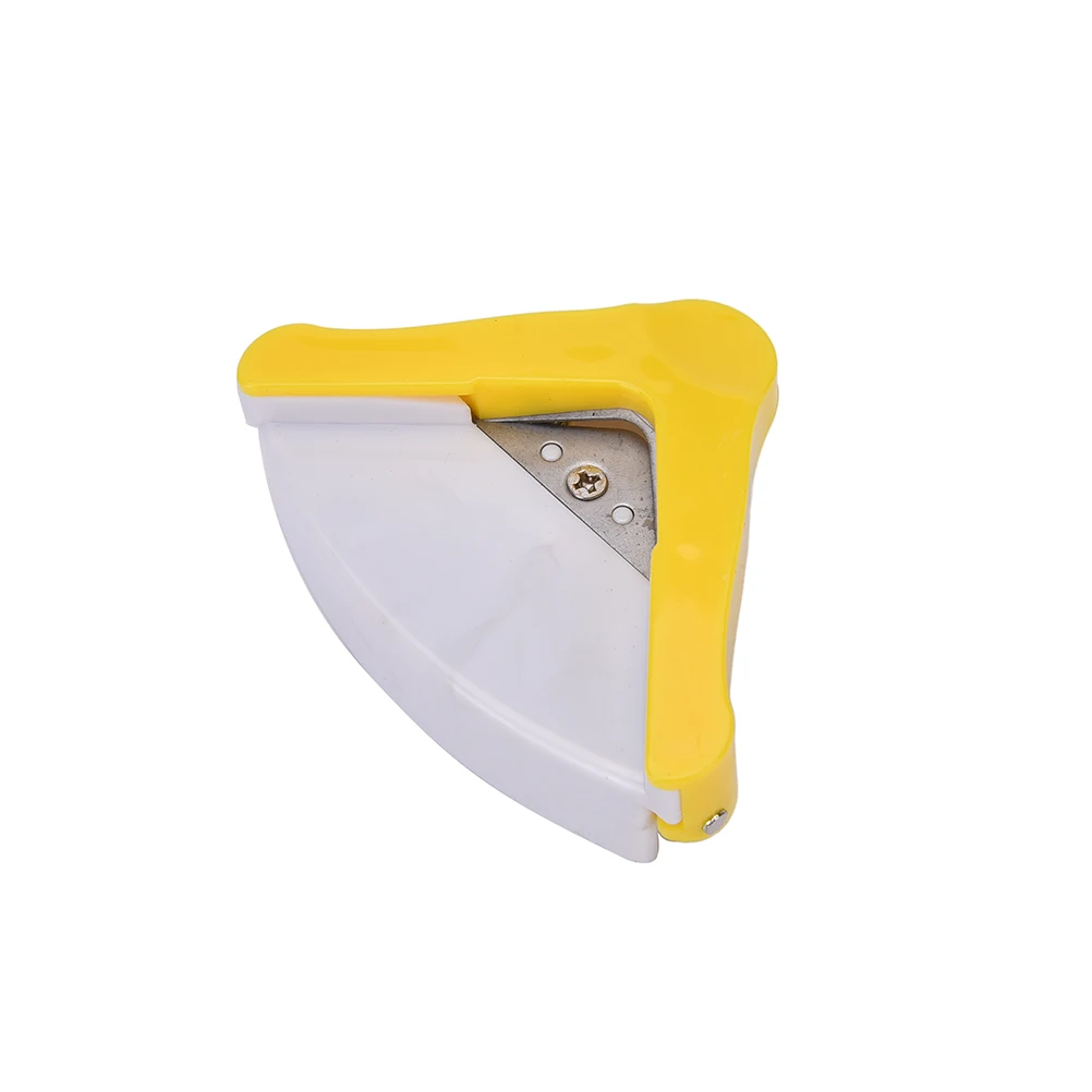 Peerless candy портативный угловой круглый резак для бумаги фото необходимый аксессуар для ламинирования - Цвет: Цвет: желтый