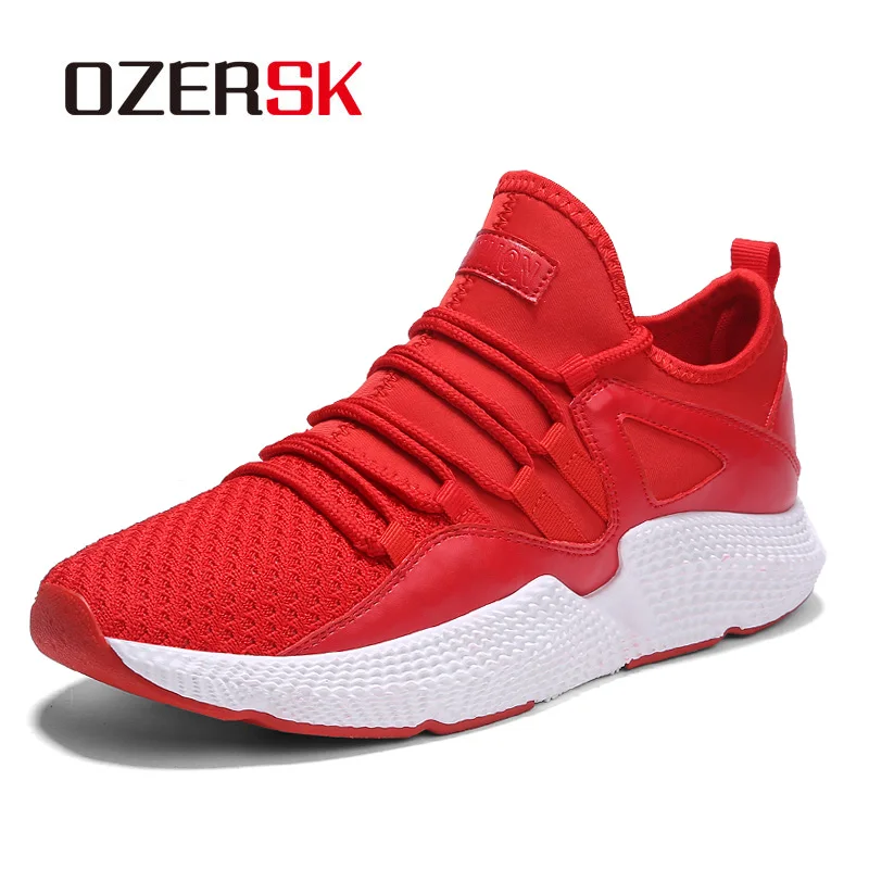 

OZERSK 2019 Casual Shoes Walking shoes Lace Up New Arrival Brand Sneakers Anti Collision Breathable Mesh Shoes Sneakers Men
