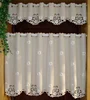 British Half-curtain Embroidered Window Valance Customize Light Shading Curtain for Kitchen Cabinet Door A-43 ► Photo 2/6