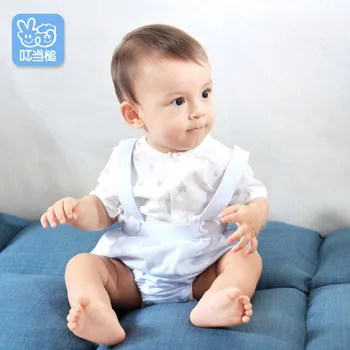 

Dinstry 2018 Summer Newborn baby star pattern Cotton Suit 0-1Y