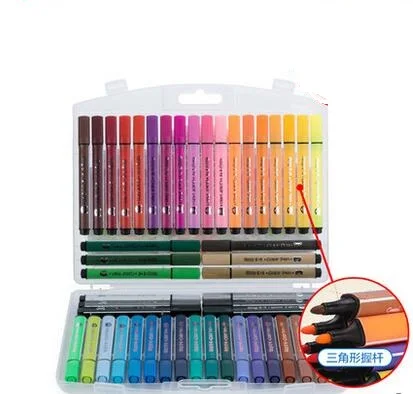 

12 pcs/lot 12 colors Watercolor color pen Set for Photo album decoration Stationery Markers Highlighter Free shipping