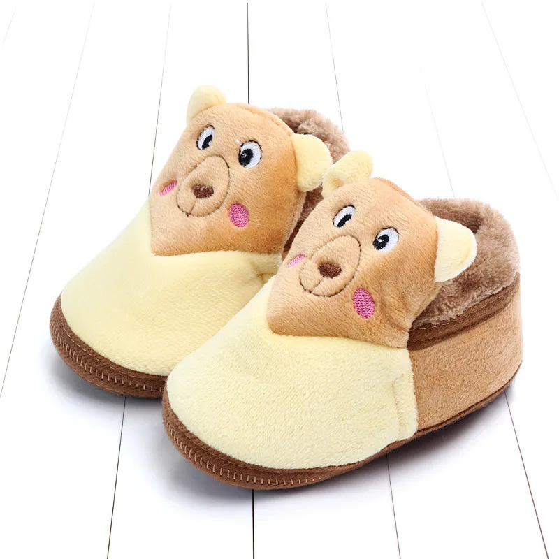 Indoor First Walkers Baby Shoes Cotton Anti-slip Booties Winter Wammer Baby Girl Boy Shoes Newborn Slippers Footwear Booties (8)