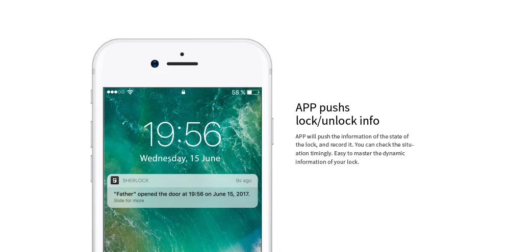 Xiaomi Upgrade Version Sherlock Smart Stick Lock S Safety Protection Bluetooth Wireless Close Lock App Smart Remote Control (6)