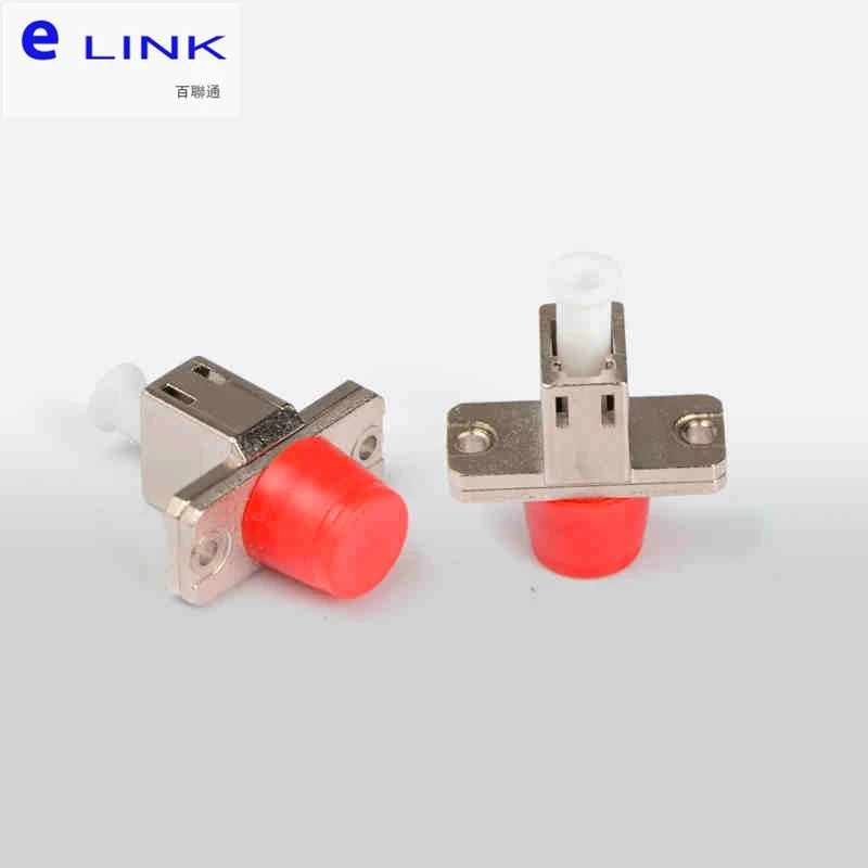 FC-LC fiber hybrid adapter connector singlemode multimode OM3 OM4 OM5 UPC APC optical fibre coupler high quality ELINK 10pcs