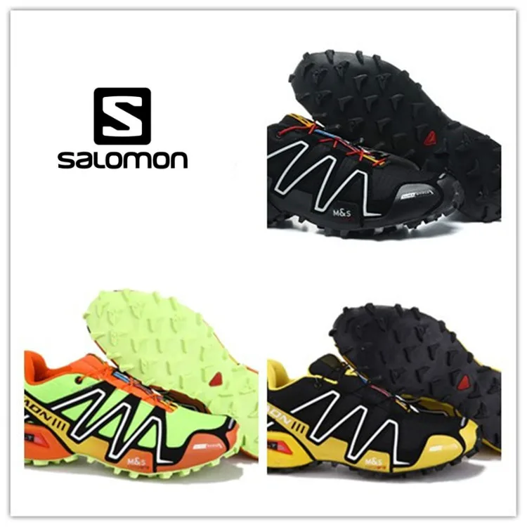 Men Salomon SPEEDCROSS 3 CS flyknit Outdoor Male Flywire Athletic Sport Shoes speed cross 3 men Salomon Running Shoes