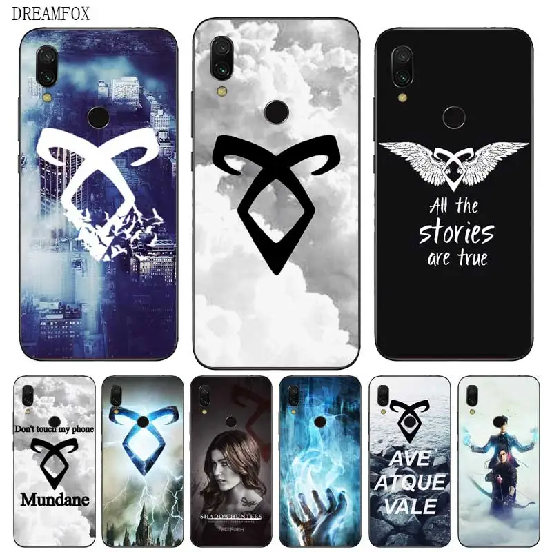 

N383 Shadowhunters Soft TPU Silicone Case Cover For Xiaomi Redmi Note 3 4 4X 5 5A 6 7 Pro Global Case