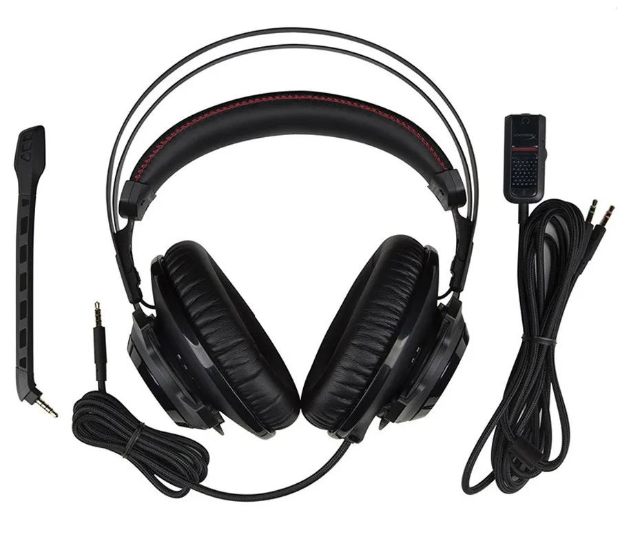 Игровая Проводная гарнитура kingston HyperX Cloud Revolver S со съемным микрофоном, игровая музыка, MP3 DJ PS4, наушники 3,5 мм для ПК