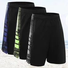 Мужские пляжные шорты мужские шорты для бега спортивные шорты быстросохнущие тренировочные шорты для бега, спортивные шорты с карманами