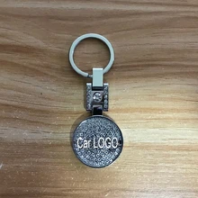 Брелок для ключей с бриллиантовым кристаллом для Chevrolet для Hyundai для Skoda Audi Nissan Mazda Honda Bmw JEEP, аксессуары для ключей