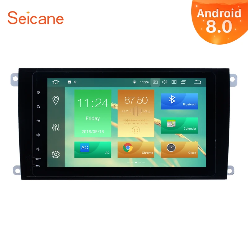

Seicane Car Radio 2Din Android 9.0 8 inch GPS Navi System For 2003-2011 Porsche cayenne Multimedia Player Support 3G/4G&WiFi