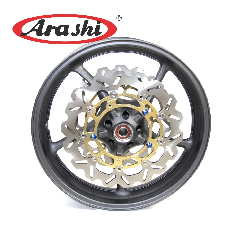 Arashi YZF R1 R6 набор обода переднего колеса диски тормозной диск для YAMAHA 2006 2012 2007 2008 2009
