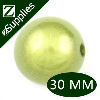 

Green Yellow Round Miracle Beads/Perle Magique 30mm, Best Sale Acrylic Bead