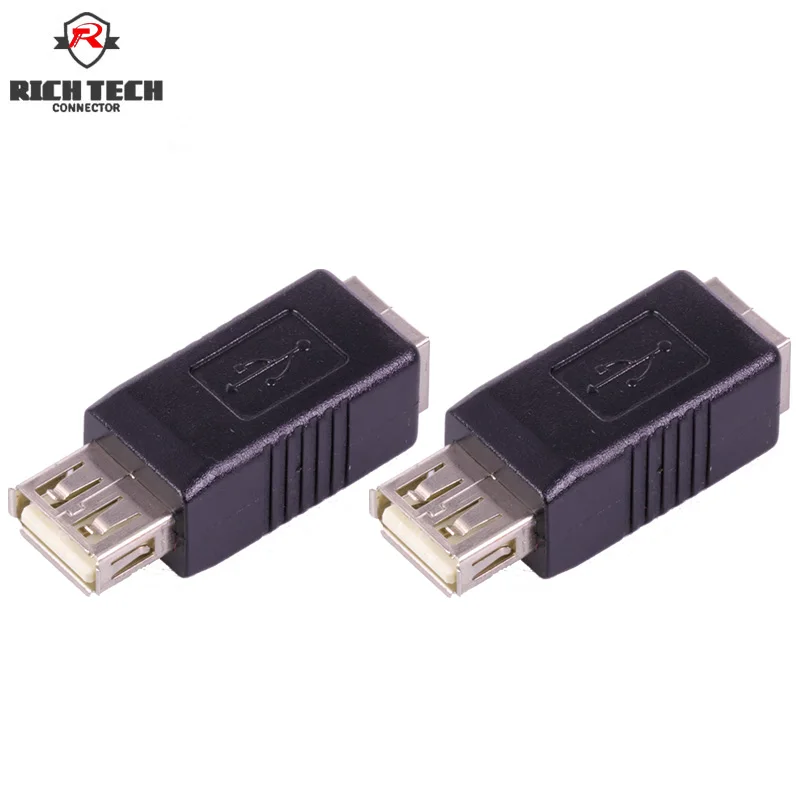 

50pcs USB AF-BF Connector New USB A Female Jack To B Female Jack 2.0 Adapter AF/BF USB Converter For Computer Printer Devices