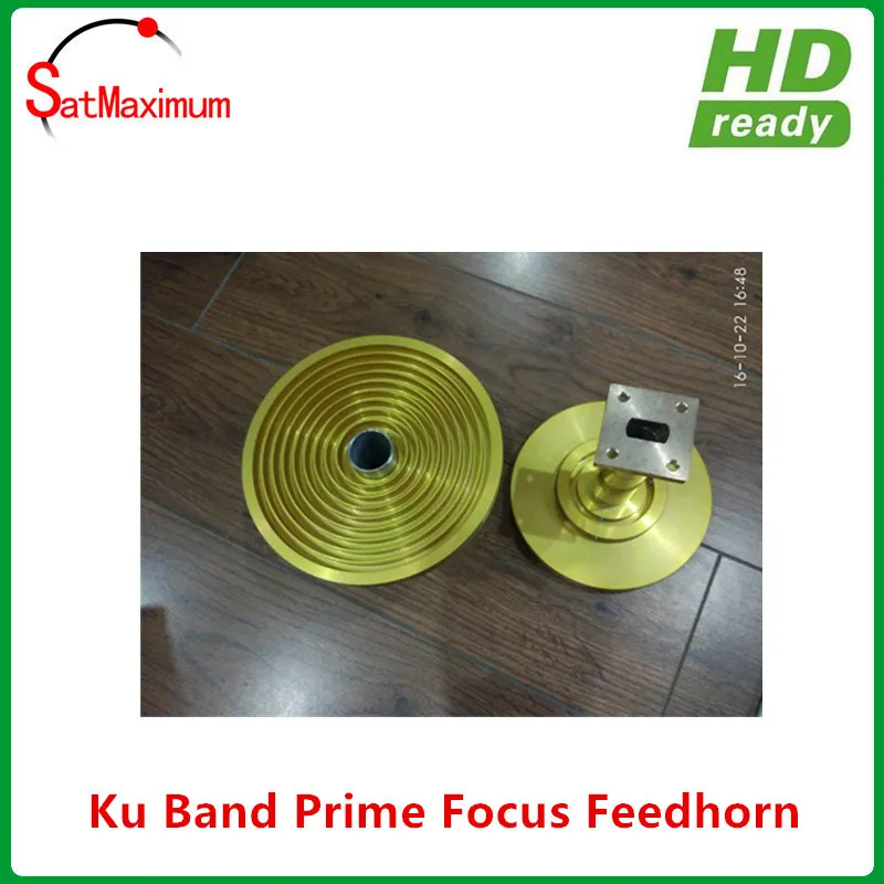 WR75 волновод Ku band Prime focus LNB feedhorn с 9 кольцами