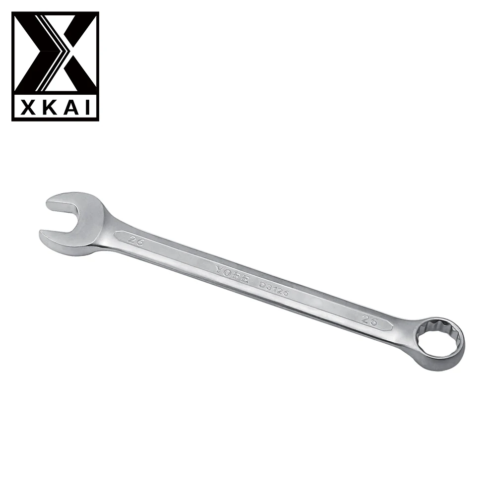 

XKAI 26mm Combination box open end Concave rib tool wrench high quality car tools gear a set of keys wrench tools