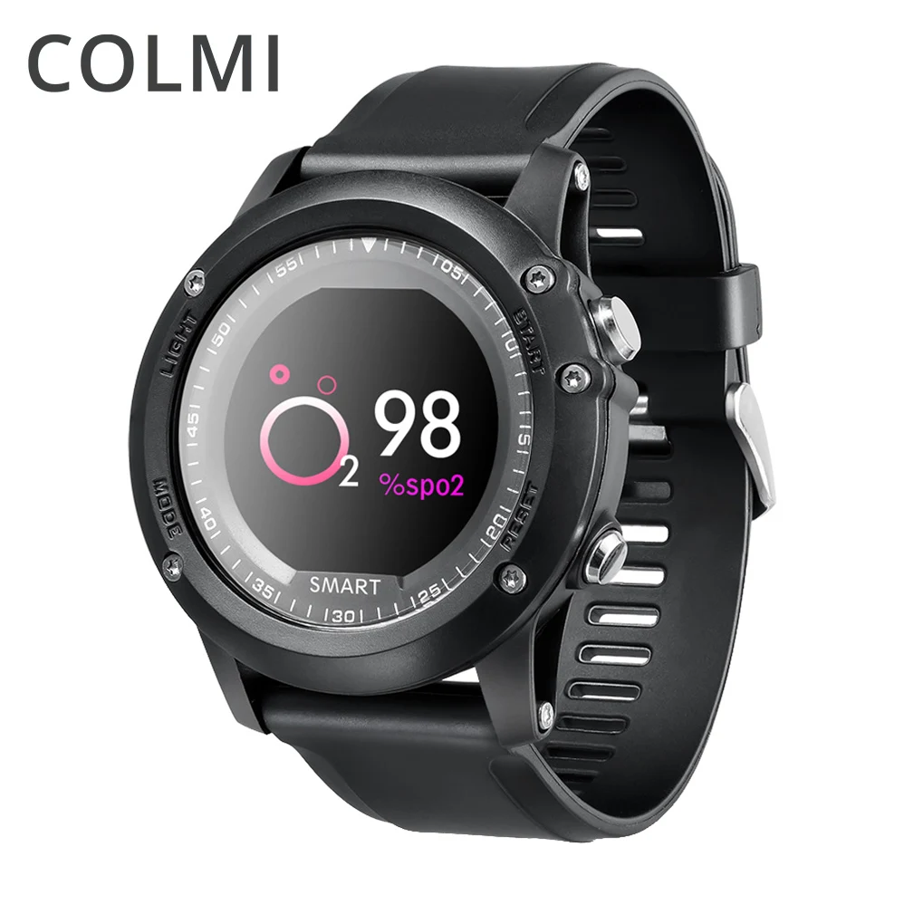 

COLMI T2 Smart Watch Heart Rate Monitor Waterproof Push Message Brim Men Fitness Health Sleep Tracker For iphone 6 Huawei Xiaomi