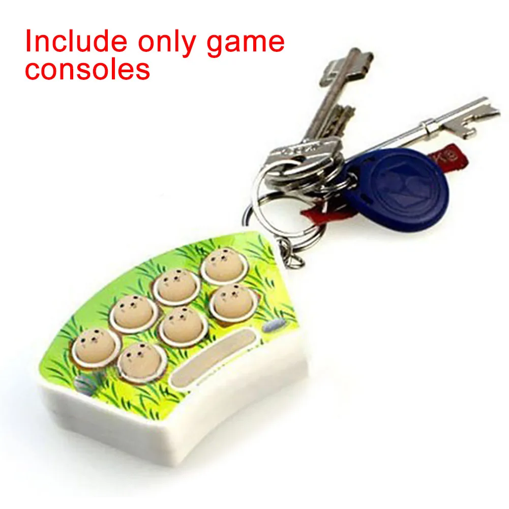 

Children Early Educational Knock Silicone Noise Maker Hamster Toy Whack A Mole Gift Electric Hit Mini Portable Chain Kids Game