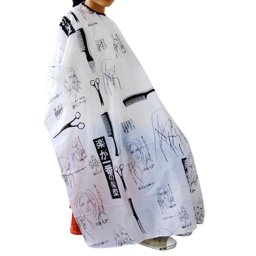 2018 Personality Salon Hairdressing Hair Design Cut Hairstylist Barber Gowns Cape Cloth For Styling Tools Hair Cutting Wrap