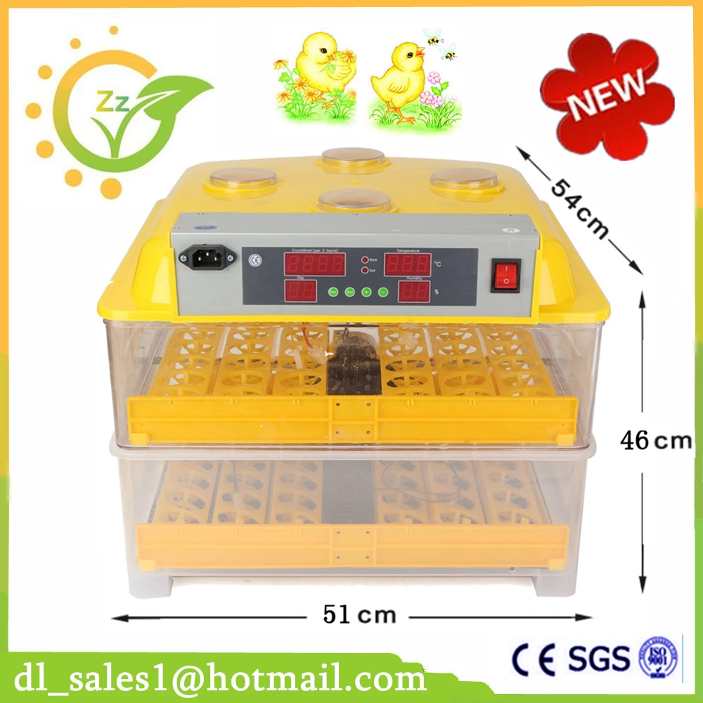 Home Use 96 Chicken Egg Hatchery Machine Mini Egg Incubator Automatic