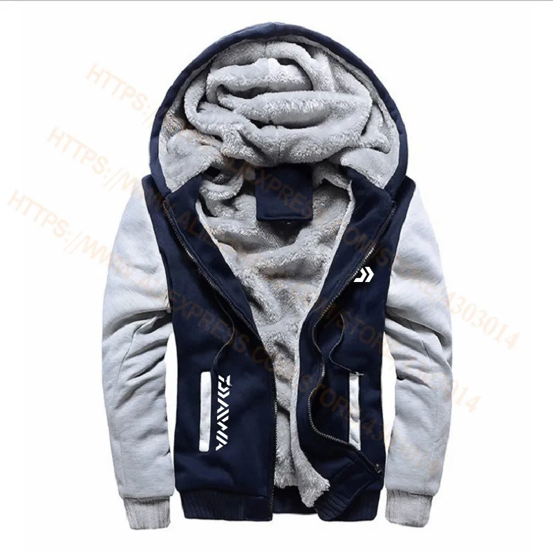 Толстовка Daiwa Fishing Clothes наружная толстовка с капюшоном свободная Флисовая теплая