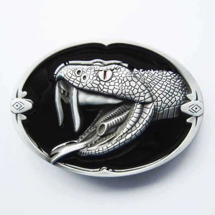 

Retail Distribute Snake Western Belt Buckle BUCKLE-WT068 Free Shipping