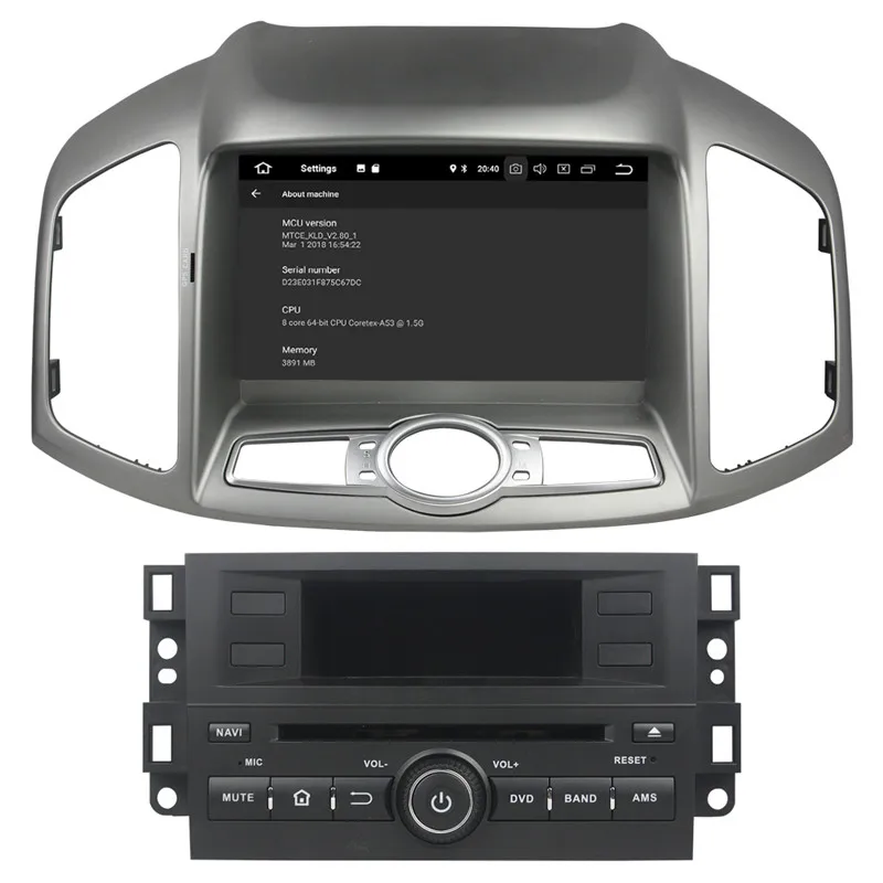 Flash Deal 8" Octa Core 4G WIFI Android 8.1 4GB RAM 64GB ROM Car DVD Multimedia Player Radio Stereo For Chevrolet Captiva Epica 2012-2018 5