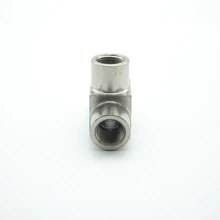 304 нержавеющая сталь 3/8 &quotBSP Женский тройник с резьбой типа 3 Way