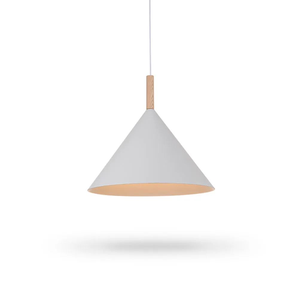 

Qedertek Modern Restaurant Coffee Pendant Light Bedroom Lighting Aluminium Wood E27 Holder Dining Room Decoration Pendant Lights