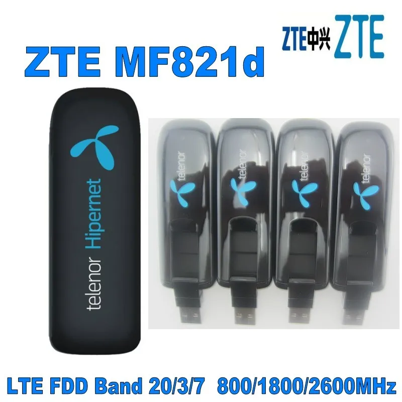 Разблокированный zte MF821d с антенной 100 Мбит/с 4G LTE мобильный широкополосный модем