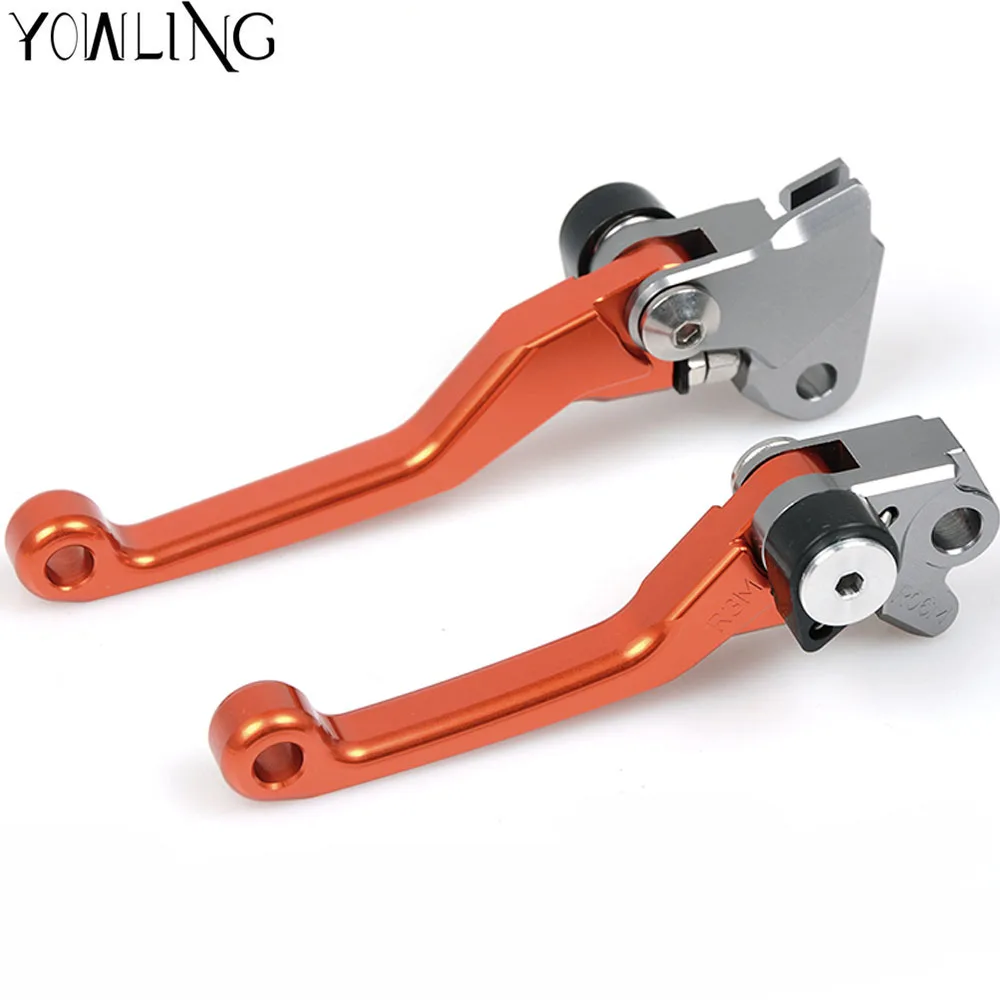 Новинка CNC поворотный тормозной рычаг сцепления для KAWASAKI KX65 KX85 2000 2001 2002 2003 2004 2005 2006 2007 2008 2009 2010 2011 2012 - Цвет: Оранжевый