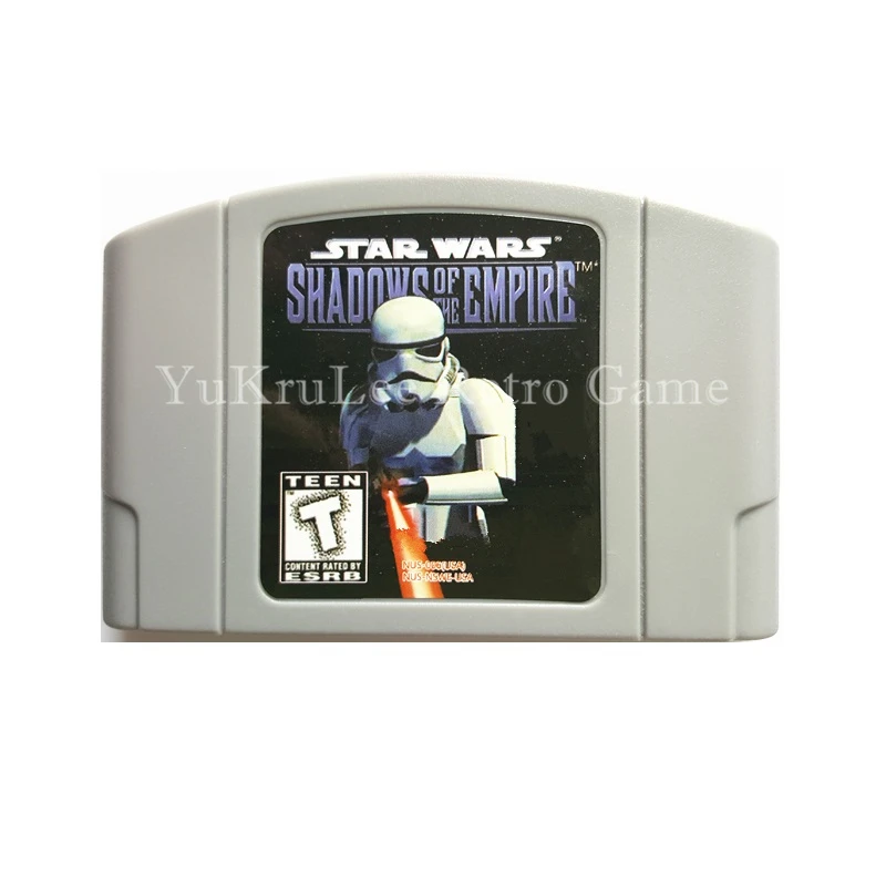 

Star Wars Shadows of the Empire Video Game Cartridge Card for 64 Bit Family Game Console US NTSC Version English Language N30