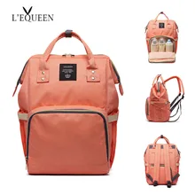 Lequeen Большая вместительная сумка для мам, многофункциональный рюкзак, сумка для детских подгузников, водонепроницаемая сумка для подгузников для беременных женщин, влажная сумка