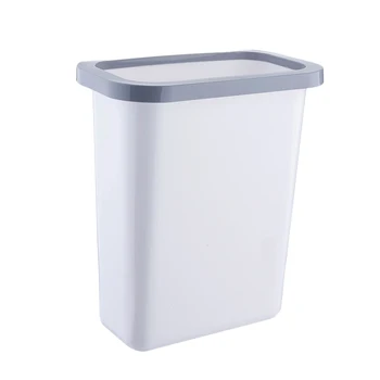 

Kitchen Hanging Trash Can Door Bathroom Without Cover Household Plastic Bucket Bedside Storage Bucket