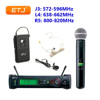 

SLX24 BETA58A Professional Wireless Microphone SLX14 SLX Karaoke Handheld Headset Clip Mic Belt Pack Transmitter Microphones