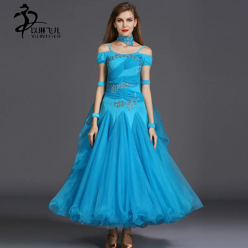 Buy Diamonds Ballroom competition standard dance dress