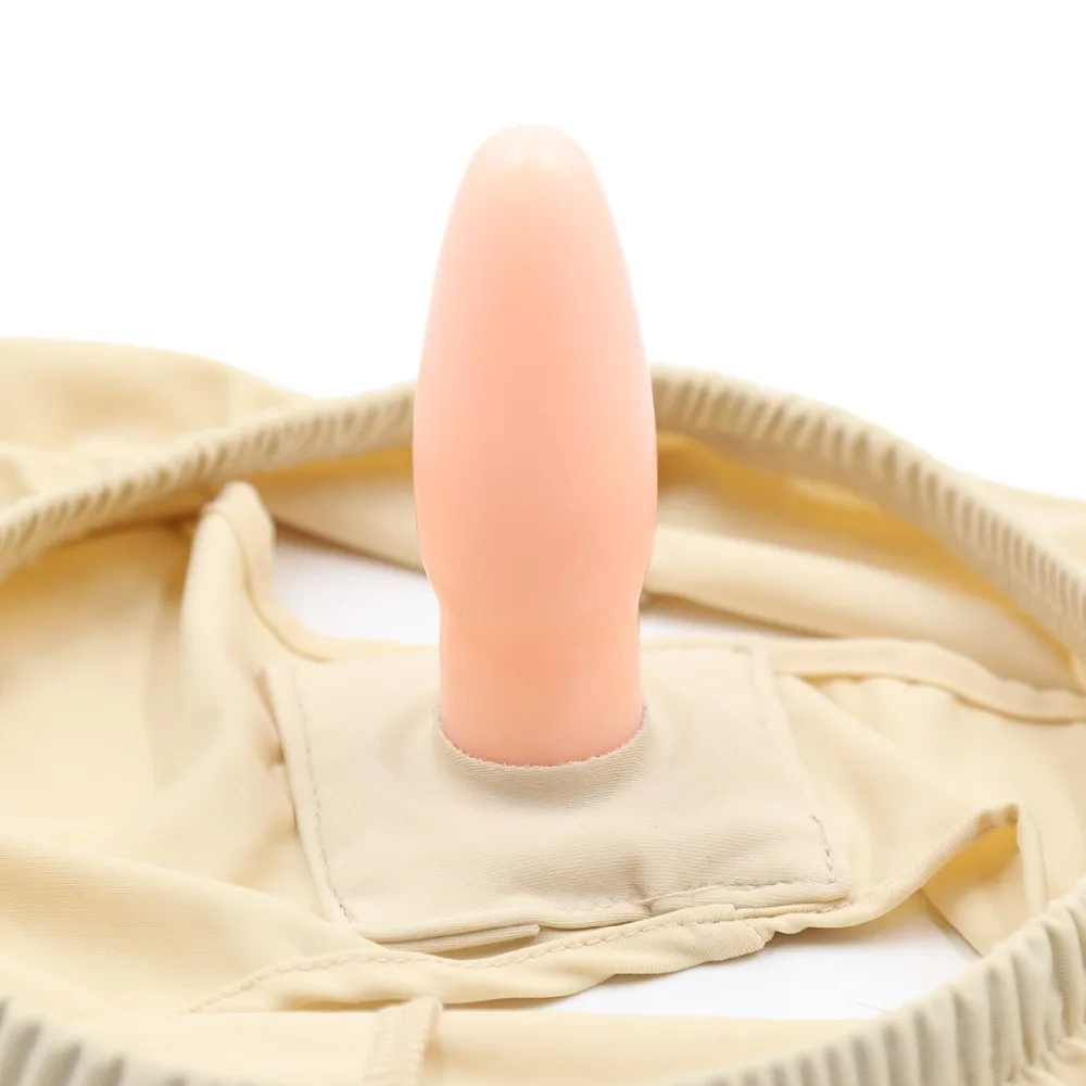Женское Эротическое Сексуальное белье, фаллоимитатор, унисекс, вибрирующие, невидимые, массажные трусики для мастурбации с анусом, секс-игрушка/пробка для взрослых
