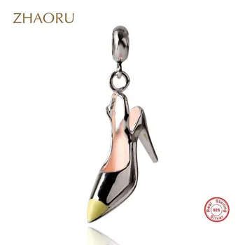 

Zhaoru 100% 925 Sterling Silver Pendant 925 Silver Charm Necklace Women Fashion Jewelry Enamel Pendant for Charms Gift