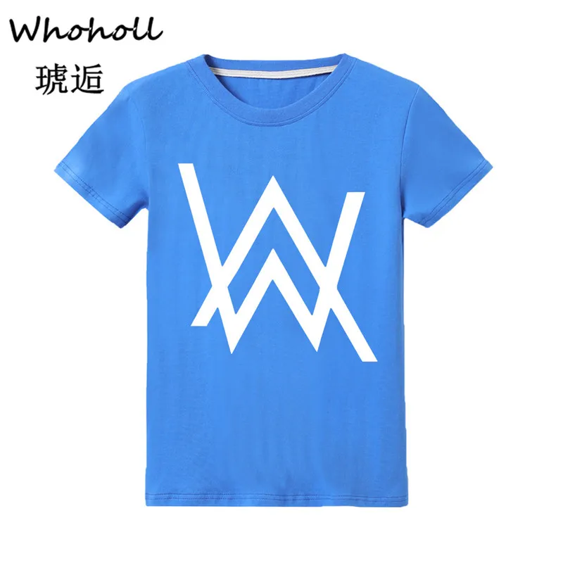 

Whoholl New Children Summer T-Shirt Alan Walker Cartoon Short Sleeve T-Shirts for Boys Girls Tops Kids Tshirt 6 8 10 12 14 Years