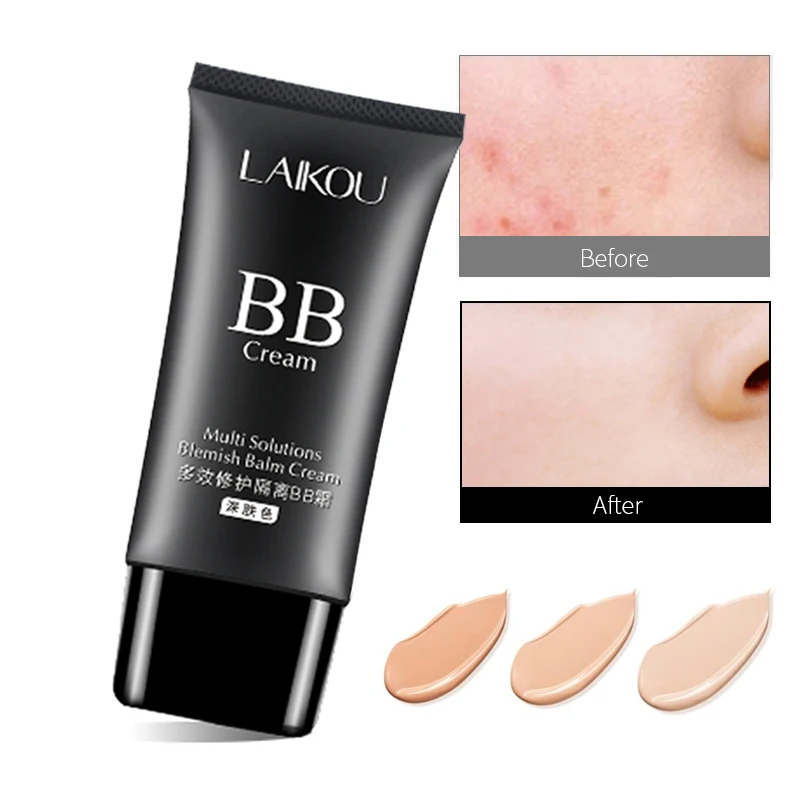 Bb Cream Foundation Makeup For Dark Skin Concealer Oil Control Moisturizer Invisible Pores