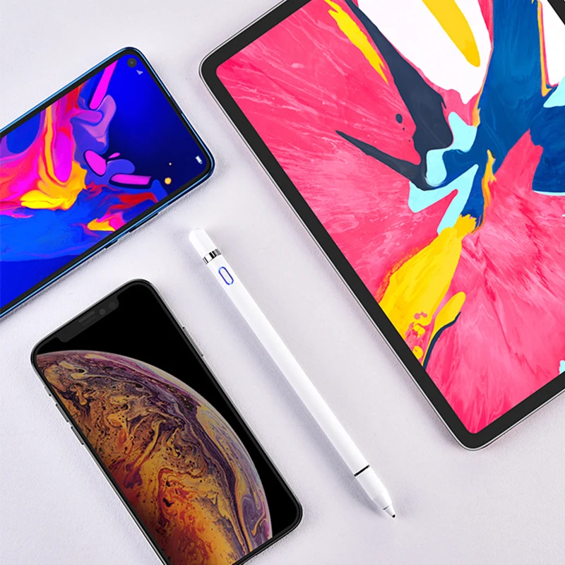 

Active Capacitive Stylus Pen For iPad Mini iPhone Pencil Touch Screen Pen For Android Samsung Huawei Fine Point Touchscreen