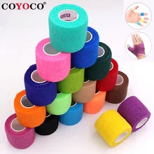 4,5 м красочный спортивный коленный протектор Поддержка Обертывание Ленты COYOCO самоклеющиеся эластичный бинт для запястья лодыжки ладони плеча ноги