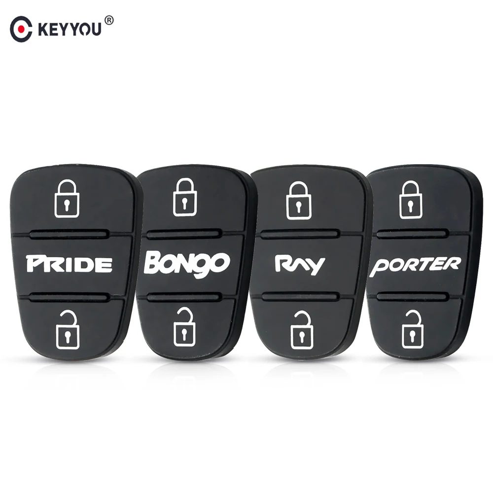 KEYYOU для hyundai I30 IX35 Kia K2 K5 PRIDE BONgo RNY PORTER ключ 3 кнопки откидной Складной Дистанционный Автомобильный ключ чехол резиновые накладки