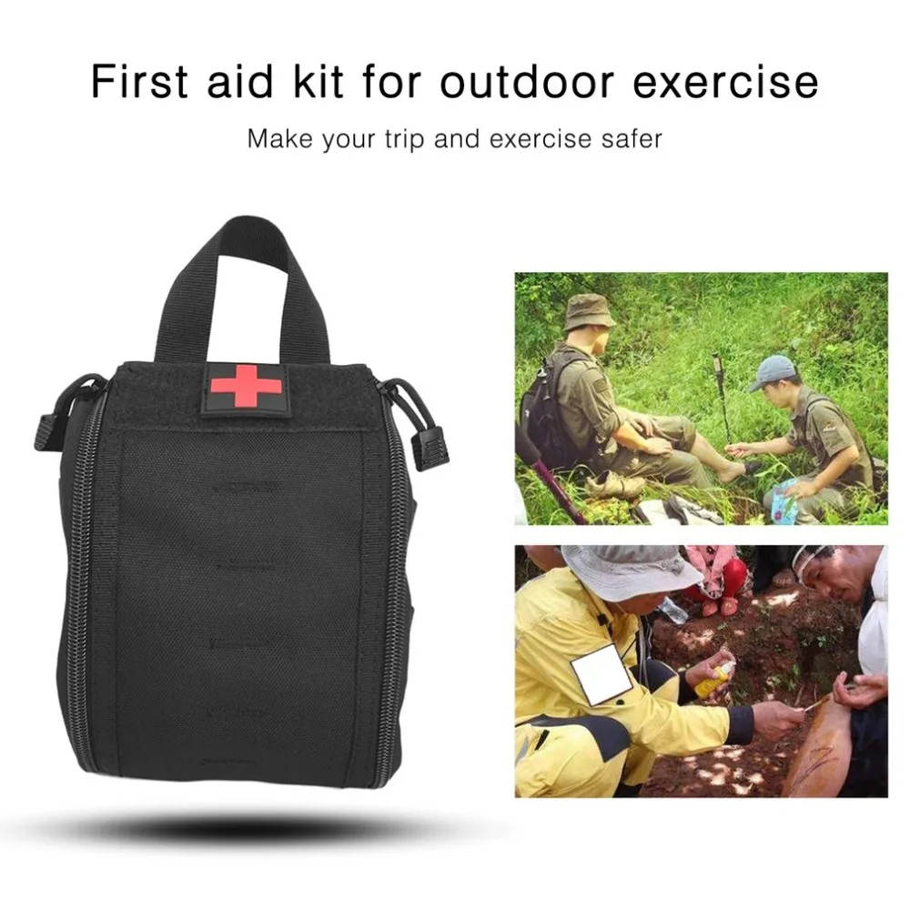 Medical Bag Nylon Tactical First Aid Kits Utility Medical Accessory Bag Outdoor Hunting Hiking Survival Modular Medic Bag Pouch
