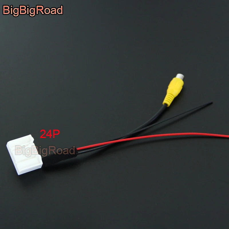 

BigBigRoad Car Rear View Parking Camera Adapter Cable 24 pins For Toyota RAV4 RAV-4 / Reiz Mark X / Levin 2013 2014 2015 2016