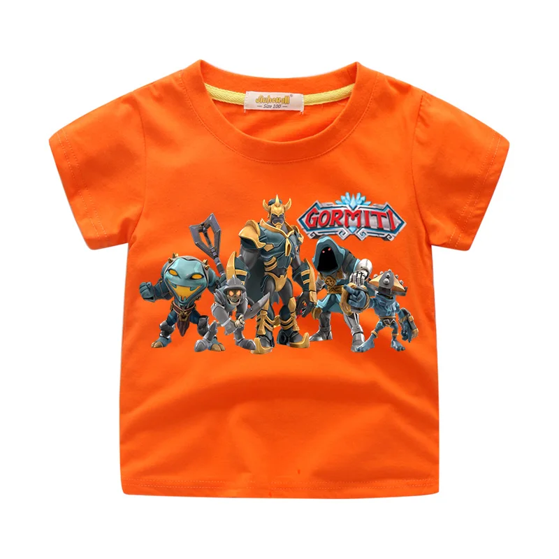 Hot Games Gormiti Tshirts Costume Kids Clothing Children Summer Short Sleeve O-Neck T-shirts Clothing Boys Girls Tee Tops WJ199 (4)