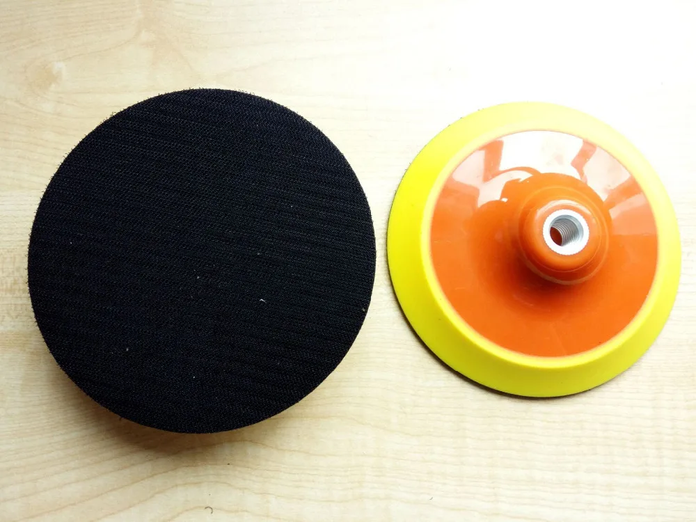

Polishing pad with self adhesive 150mm 6" thread M14 sanding disc polish pad for electric polisher angle grinder