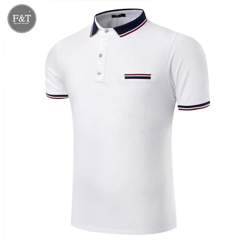 [Asian Size] Men Polo Shirts luxury brand Fashion Breathable Solid ...