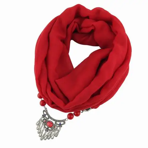 RUNMEIFA новейшие ювелирные изделия шарф твердый хлопок ожерелье Кулон женские шарфы для шеи Платки женские аксессуары mujer - Цвет: 3