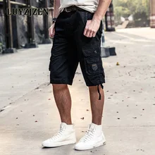 Для Мужчин's Военная Униформа Стиль Шорты для женщин Мода г. Лето до колен мужской хлопок Повседневное бренд Для мужчин брюки-карго Шорты для женщин бермуды Homme 2028