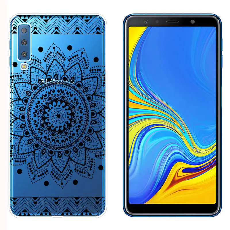 Arvin Silicone Fundas for Samsung Galaxy A7 2018 A5 A8 Plus 2018 Soft TPU Phone Cases FOR Samsung A750F Painted Case for A320 (16)